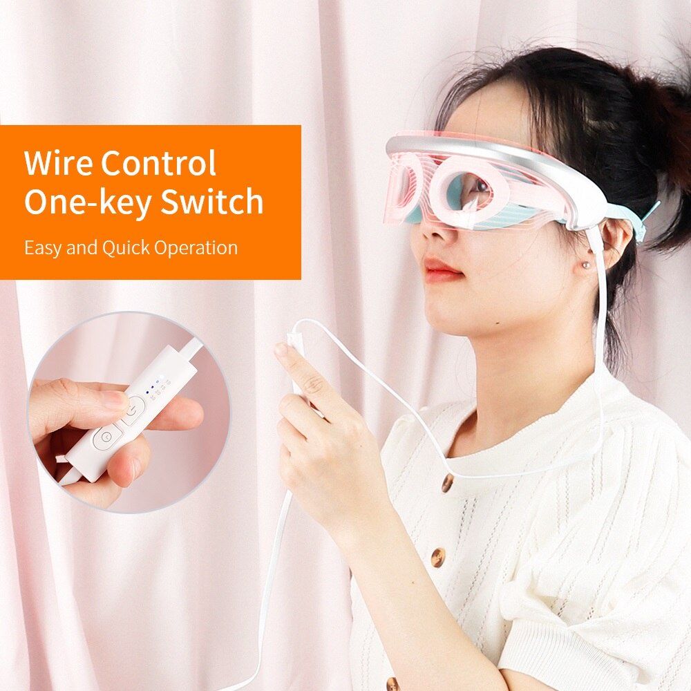 Foreverly Máy Mát Xa Mắt Chống Lão Hóa Có Đèn led Trong Suốt