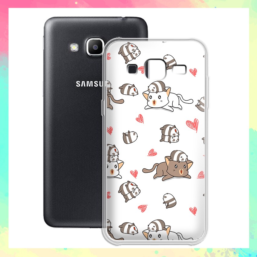 Ốp lưng Samsung Galaxy J2 prime/ Grand Prime in hình gấu trúc chibi cute - 01040 Silicone Dẻo