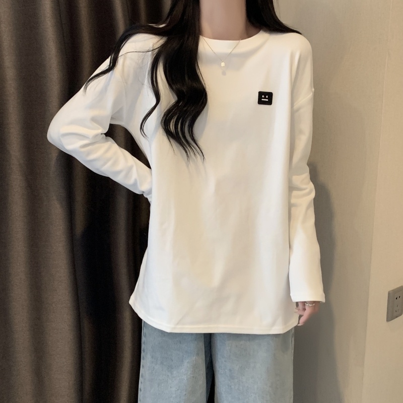 ZHELIHANGFEI Áo Thun Thể Thao Tay Dài Dáng Rộng Thời Trang Cao Cấp Dễ Phối Đồ