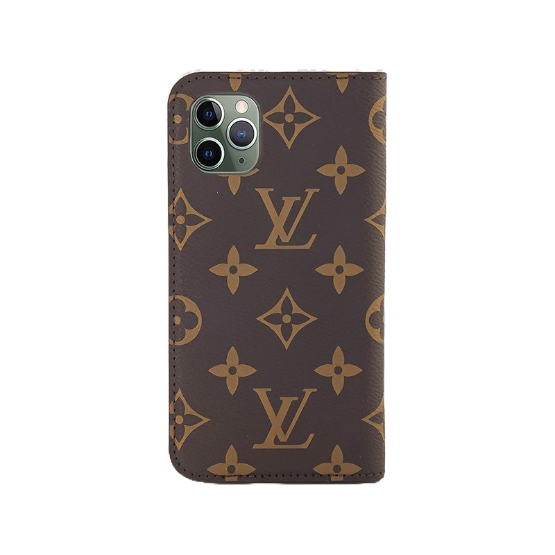 Ốp Lưng Flip Case LV ( Brown )