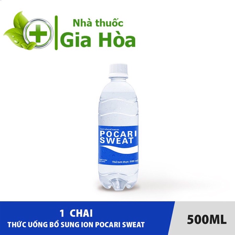 Pocari Sweat (Nhật Bản) - Thức uống bổ sung ion giúp bù nước và điện giải (chai 500ml)