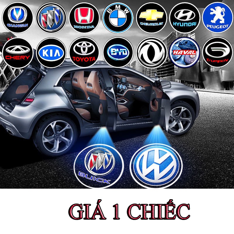 Đèn led chào mừng chiếu Logo gắn cửa ô tô, xe hơi ( 1 chiếc) - Hàng Door Light chất lượng cao