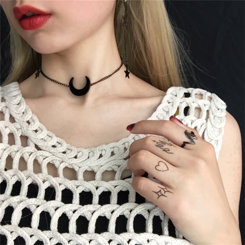 Dây Chuyền Mặt Trăng Thời Trang Hàn Quốc 12017