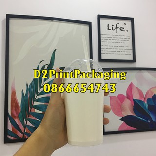100 Ống Hút Giấy Trắng - phi 6 mm