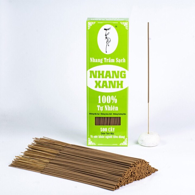 Nhang trầm sạch Nhang Xanh 500gr không hoá chất an toàn