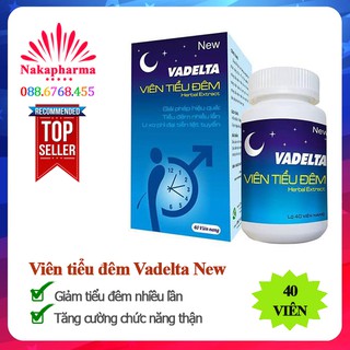Viên tiểu đêm Vadelta New Vinaphar – Giúp tăng cường chức năng gan thận, giảm tiểu đêm, rối loạn tiểu tiện