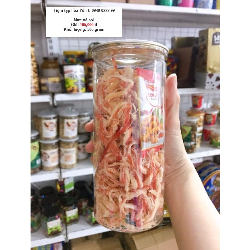 [300gram] Mực xé sợi hấp cốt dừa siêu ngon