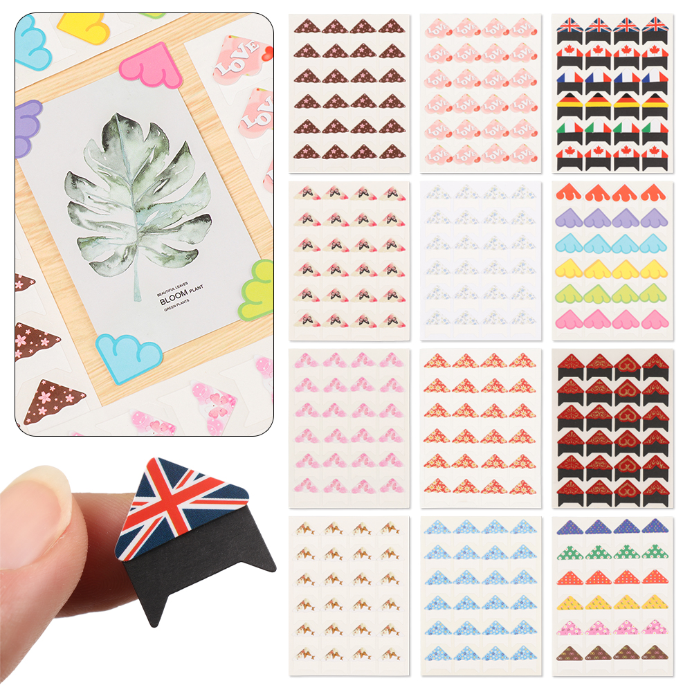 Miếng Dán Góc Ảnh Trang Trí Họa Tiết Động Vật Dễ Thương