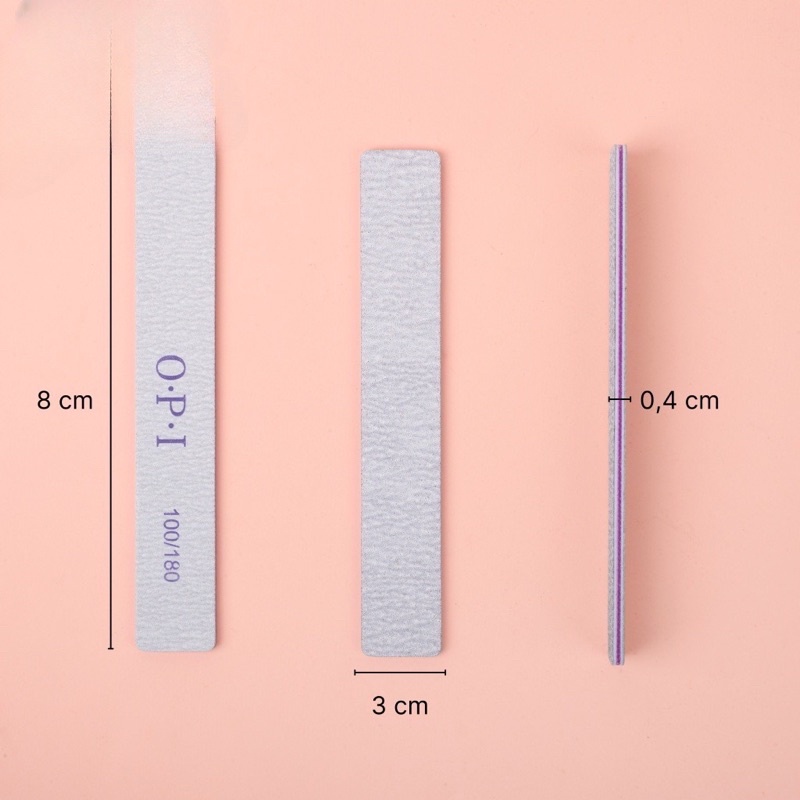 Dũa móng OPI - loại dày đủ 5 hình chuyên dụng cho dân làm móng