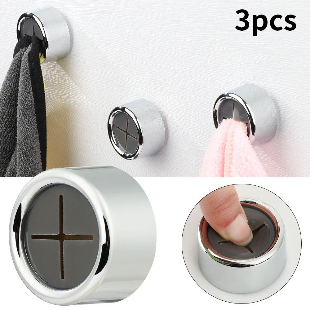 Bộ 3 Giá Đỡ Khăn Lau Chén Dĩa Bằng Chrome Di Động Tiện Dụng Cho Nhà Bếp