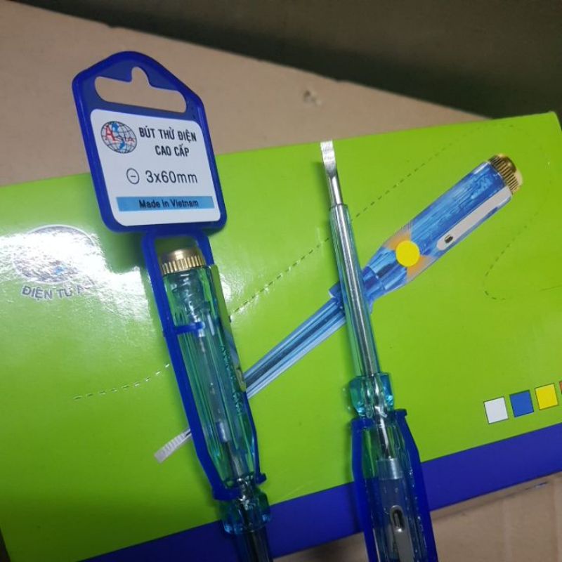 Bút Thử Điện, Vít Thử Điện Có Đèn Báo ASIA