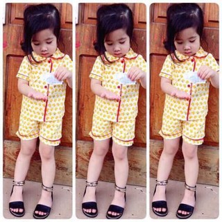 Combo 3 bộ pijama bé gái