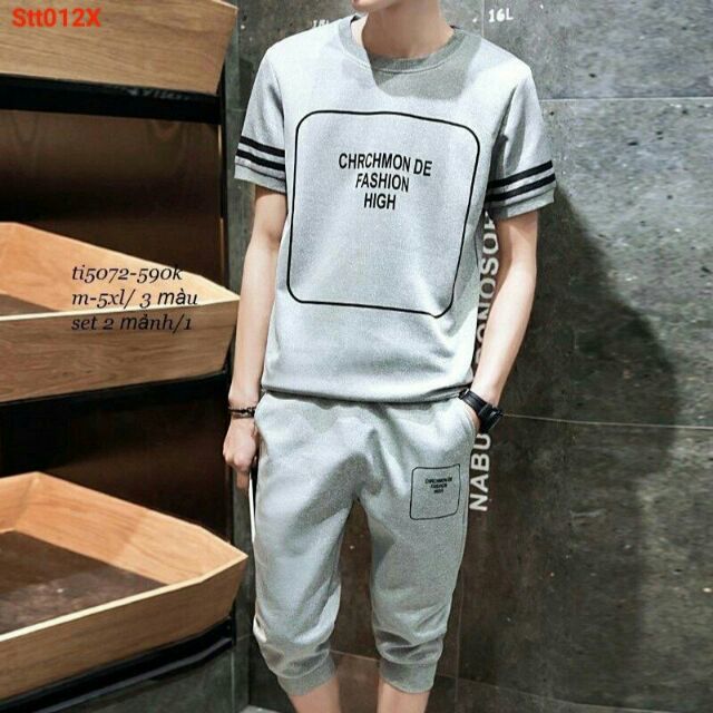 Set Đồ bộ thể thao nam/nữ, Set đồ thể thao lửng CHR | BigBuy360 - bigbuy360.vn