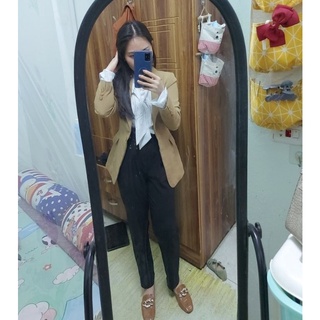 áo vest nâu tây