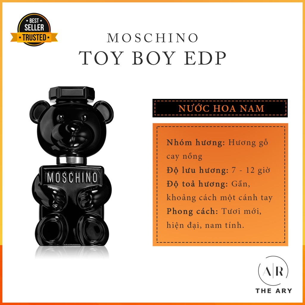The Ary - Nước Hoa Nam Độc Đáo, Năng Động, Mạnh Mẽ Moschino Toy Boy EDP