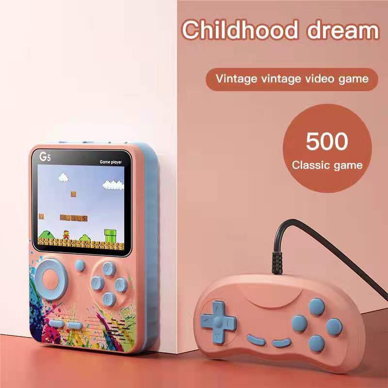 Máy Chơi Game Cầm Tay G5 Cổ Điển 500 Trò chơi nổi tiếng 1 thời