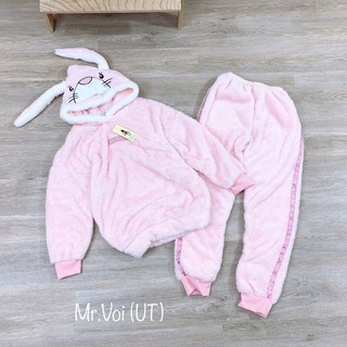 bộ lông tai thỏ siêu cute