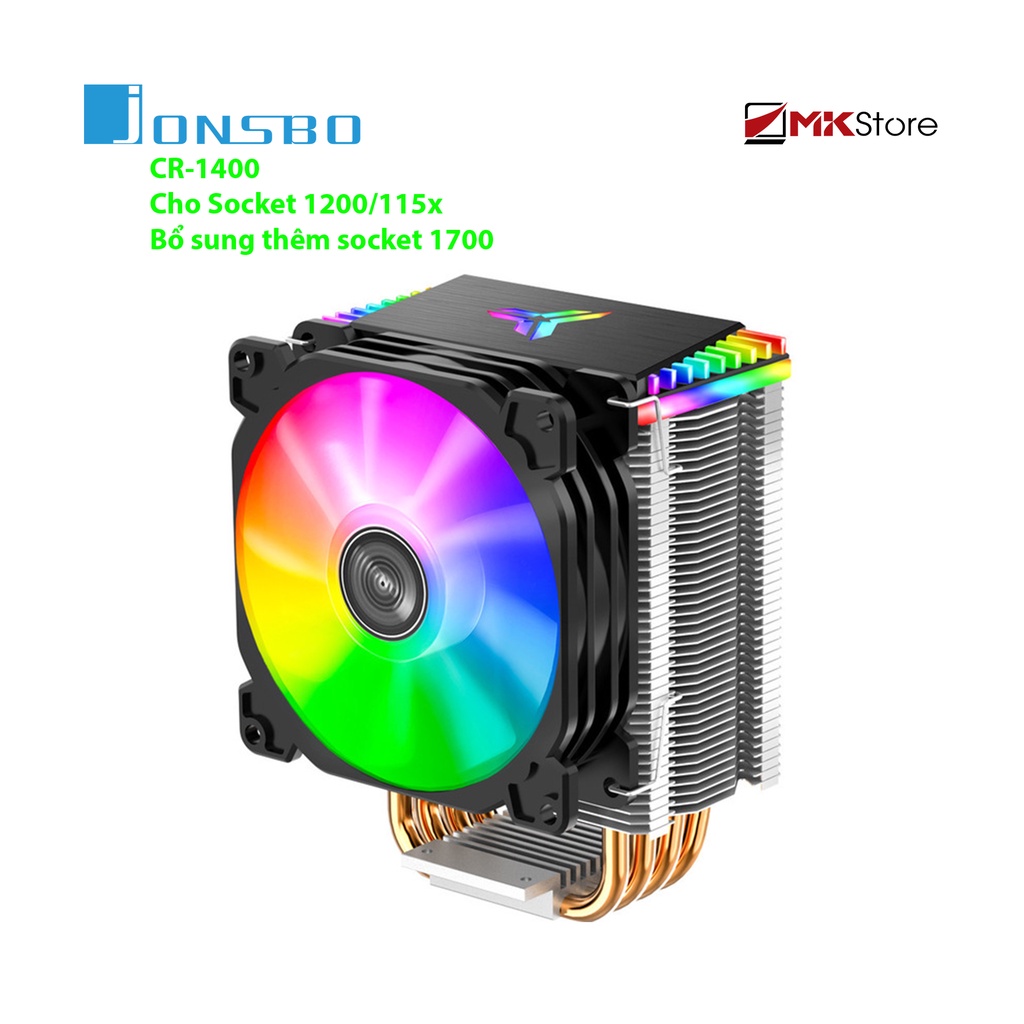 [Mã 44ELSALE2 giảm 7% đơn 300K] Tản nhiệt Jonsbo CR-1400 A-RGB cho Socket 1700/115x/775