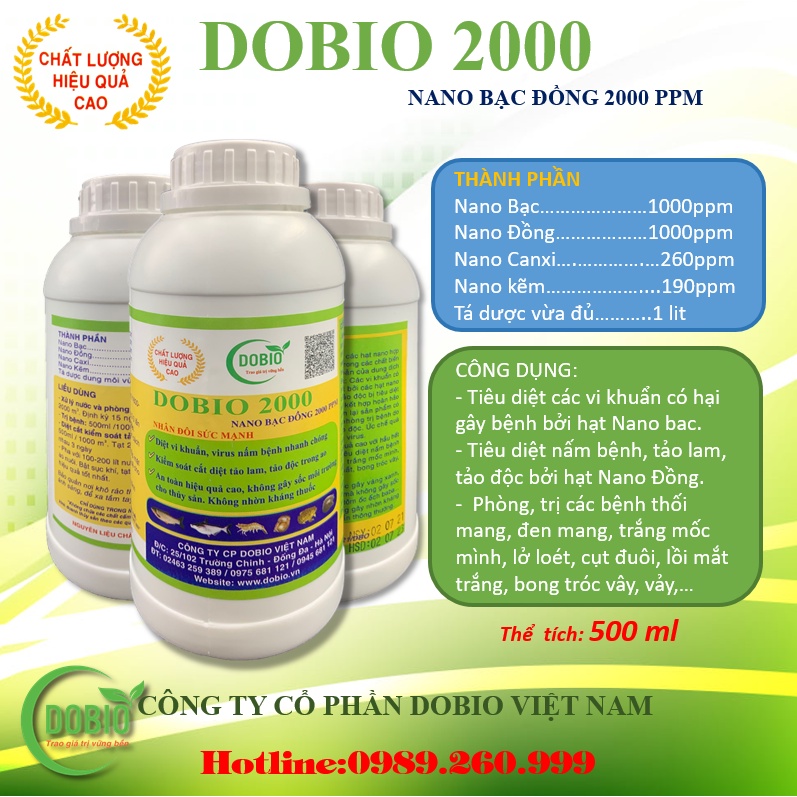 NANO BẠC ĐỒNG - DOBIO 2000