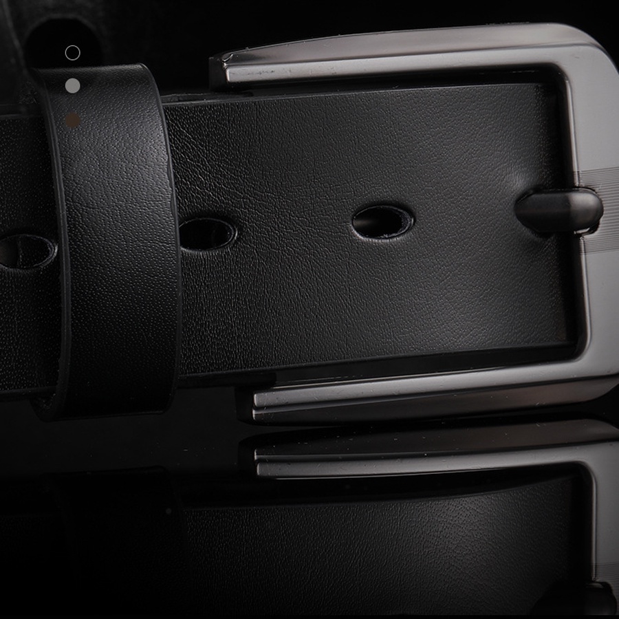 Thắt Lưng Nam Da Nguyên Miếng, Dây Nịt Nam TLstore Hàng Hiệu, Khóa Kim, Bản 3,5cm, Thời Trang Công Sở Trẻ Trung