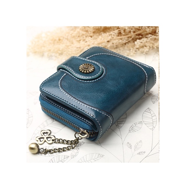 Ví Da Mini Cầm Tay TM-Purse H82 (KT: 12x10x4 cm) Cá Tính Nữ - Màu vàng