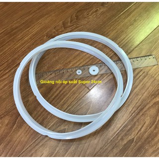 Combo 3 gioăng nồi áp suất điện Supor 5L, 6L - Gioăng cao su nồi áp suất đa năng 24cm