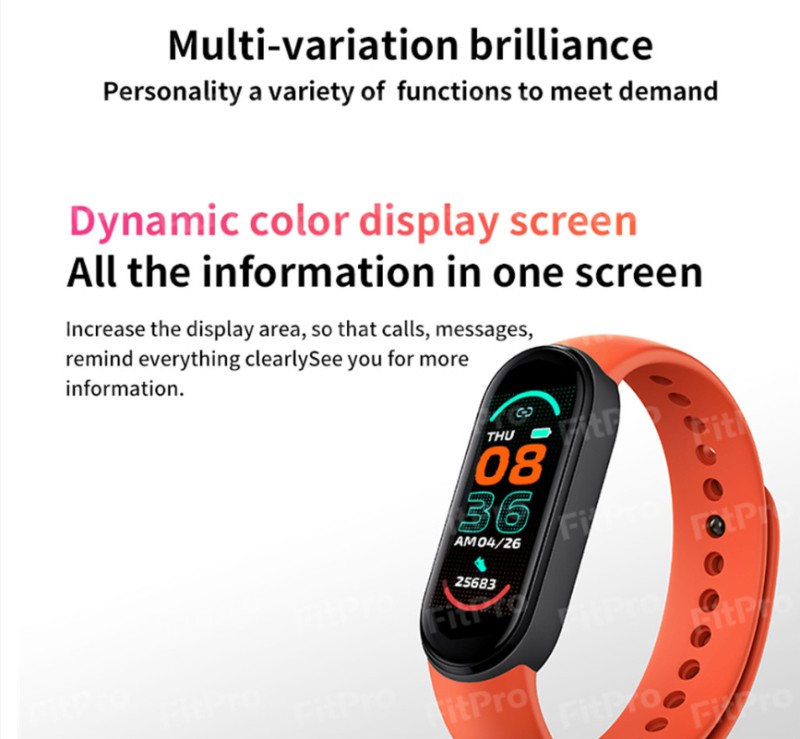 【2021 Versão atualizada relógio smartwatch m6 】relógio inteligente m5 m6 /Xiaomi mi band 6 pk mi band 5 à prova d'água com Bluetooth 4.2 Monitor Cardíaco Smartwatch m5 m6 【nuuo】