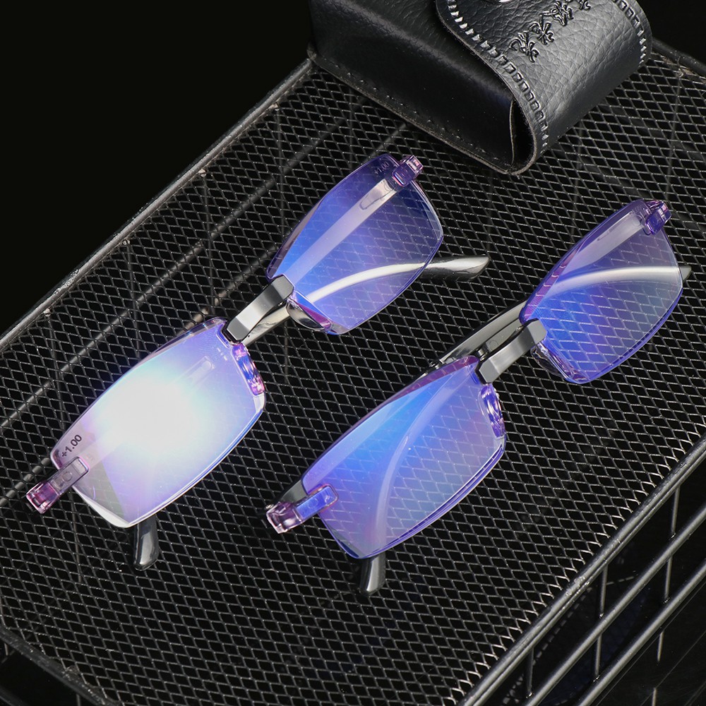 (Hàng Mới Về) Kính Đọc Sách Chống Mỏi Mắt Chống Tia Sáng Xanh Có Thể Gấp Gọn Tiện Dụng + 100 ~ + 400