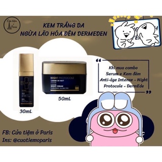 Combo serum 30ml + kem đêm Dermeden 50ml