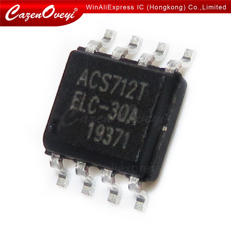 ACS712T ACS712ELCTR-30A-T 2 cái / lốc ACS712 ACS712ELCTR-30A ACS712T-30A 30A SOIC8 và In pxa6 -