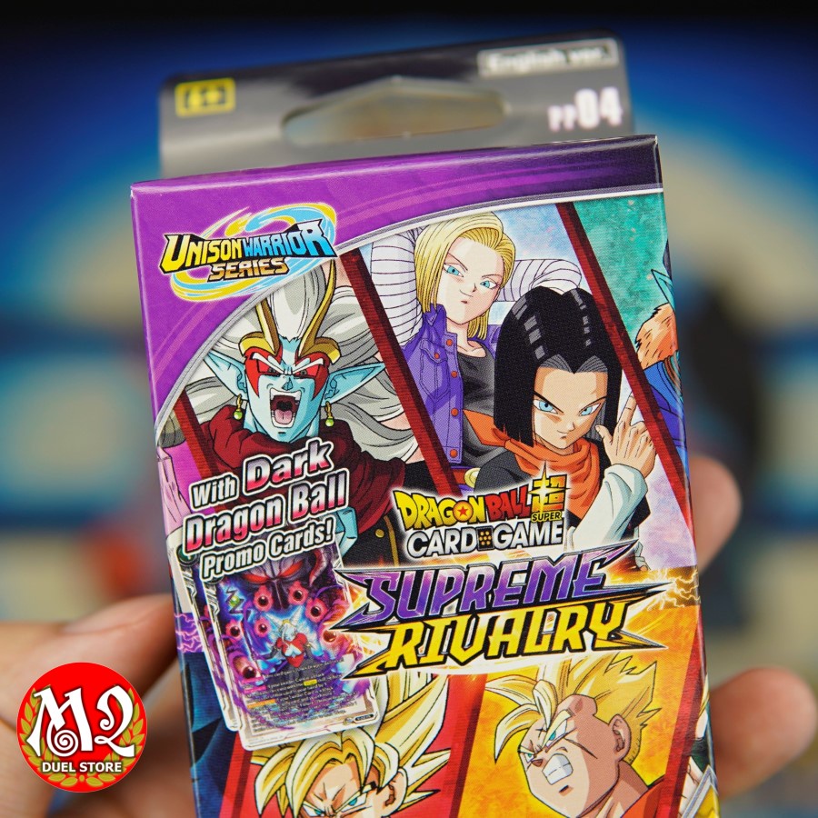 Hộp thẻ bài Bảy viên ngọc rồng Siêu cấp Dragon Ball Super: PP04 Premium Pack Set 04 - SUPREME RIVALRY - Nhập khẩu USA
