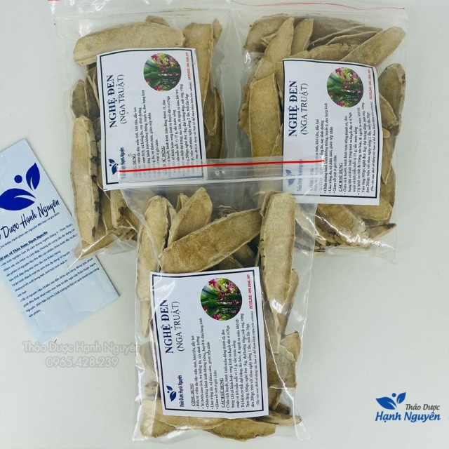 Nghệ Đen 500g (Miếng To, Đã Cạo Sạch Vỏ)