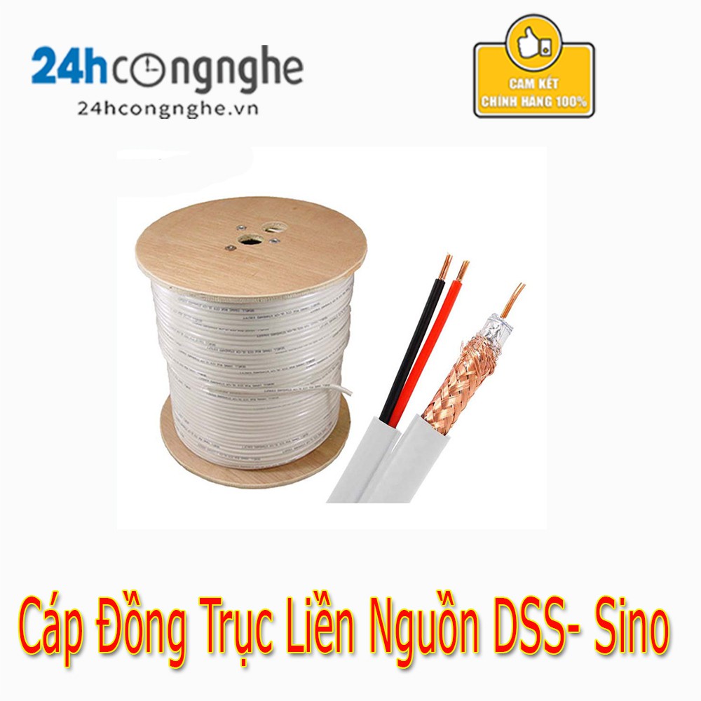 Cáp Đồng Trục Liền Nguồn ( DSS- SINO) Thi Công Lắp Đặt Camera
