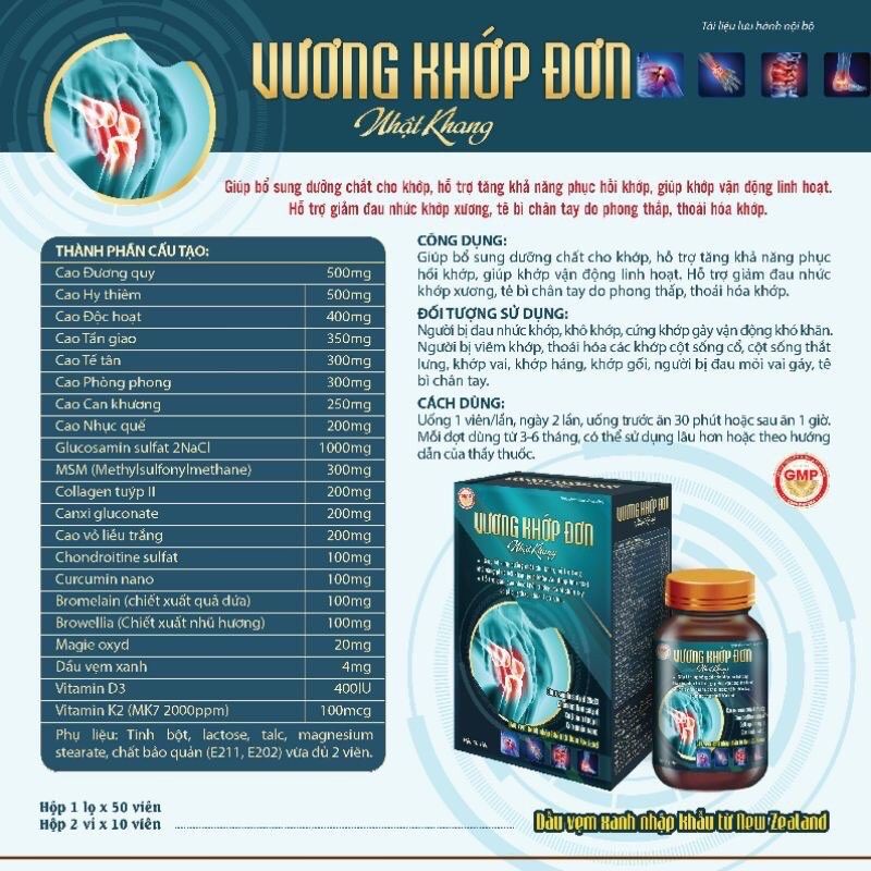 vương khớp đơn (30v)