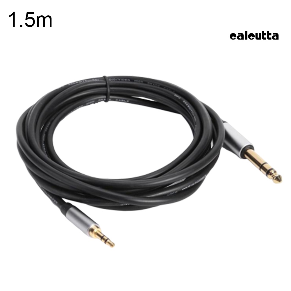 Dây Cáp Âm Thanh Chuyển Đổi Đầu Cắm 3.5Mm Sang Đầu Cắm 6.35mm Cho Loa Khuếch Đại Âm Thanh