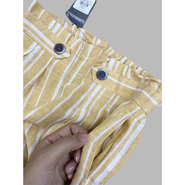 Quần short lưng cao Primark kẻ sọc bé gái 7/8y đến 13/14y