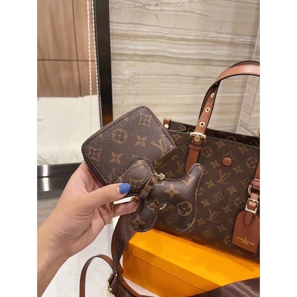 Sét túi Lv kèm ví và móc cún size 30 hàng fullbox nguyên seal