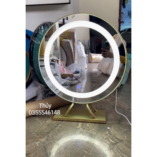 Gương led để bàn phấn  gương để bàn lắp ráp hoàn chỉnh