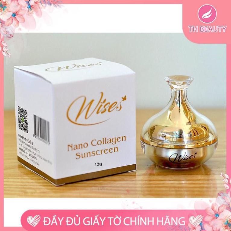 [Chính hãng 100%] Kem chống nắng Wises Nano Collagen Thái Lan dưỡng trắng da