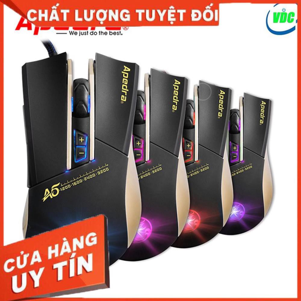 [Giá hủy diệt] Bộ phím chuột Gaming Apdra GK49 + A5 - Led Rainbow - Chuột A5 Led RGB - Có kê tay [Hàng có sẵn] | BigBuy360 - bigbuy360.vn