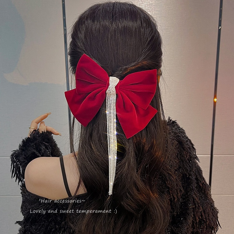 Kẹp Tóc Hình Bướm Đính Kim Cương Giả Thời Trang Hàn Quốc Cho Nữ