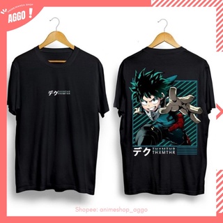 [ SIÊU RẺ] Áo Thun Đen Izuku Midoriya T-shirt Deku My Hero Academia Anime Manga Rẻ Nhất