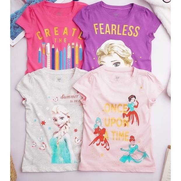 Áo thun tay ngắn size đại cho bé gái 15-40 kg