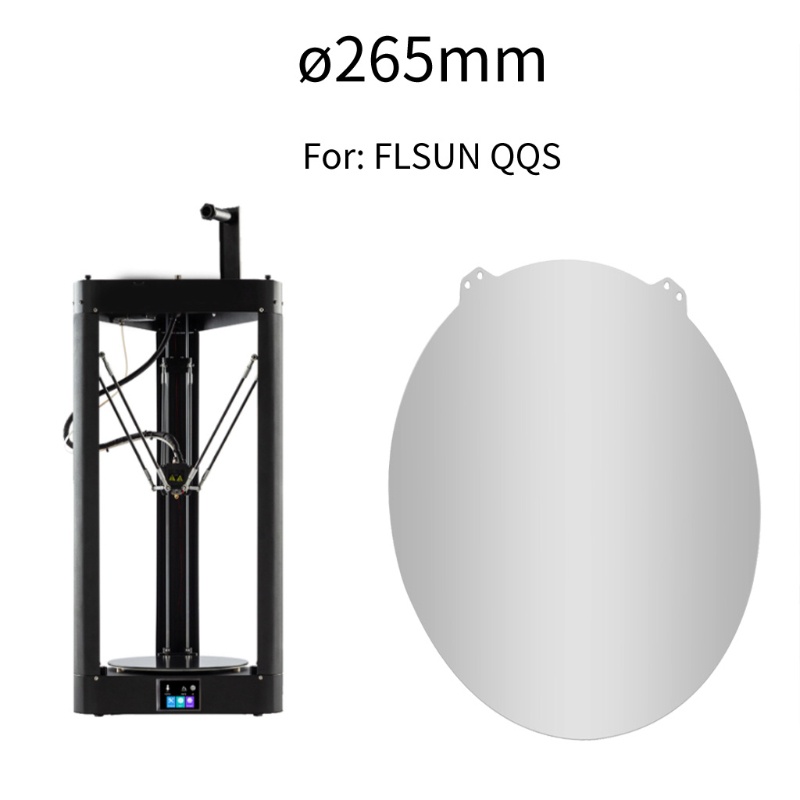 Tấm Thép Pei Hình Tròn 10inch Dùng Cho Máy In 3D