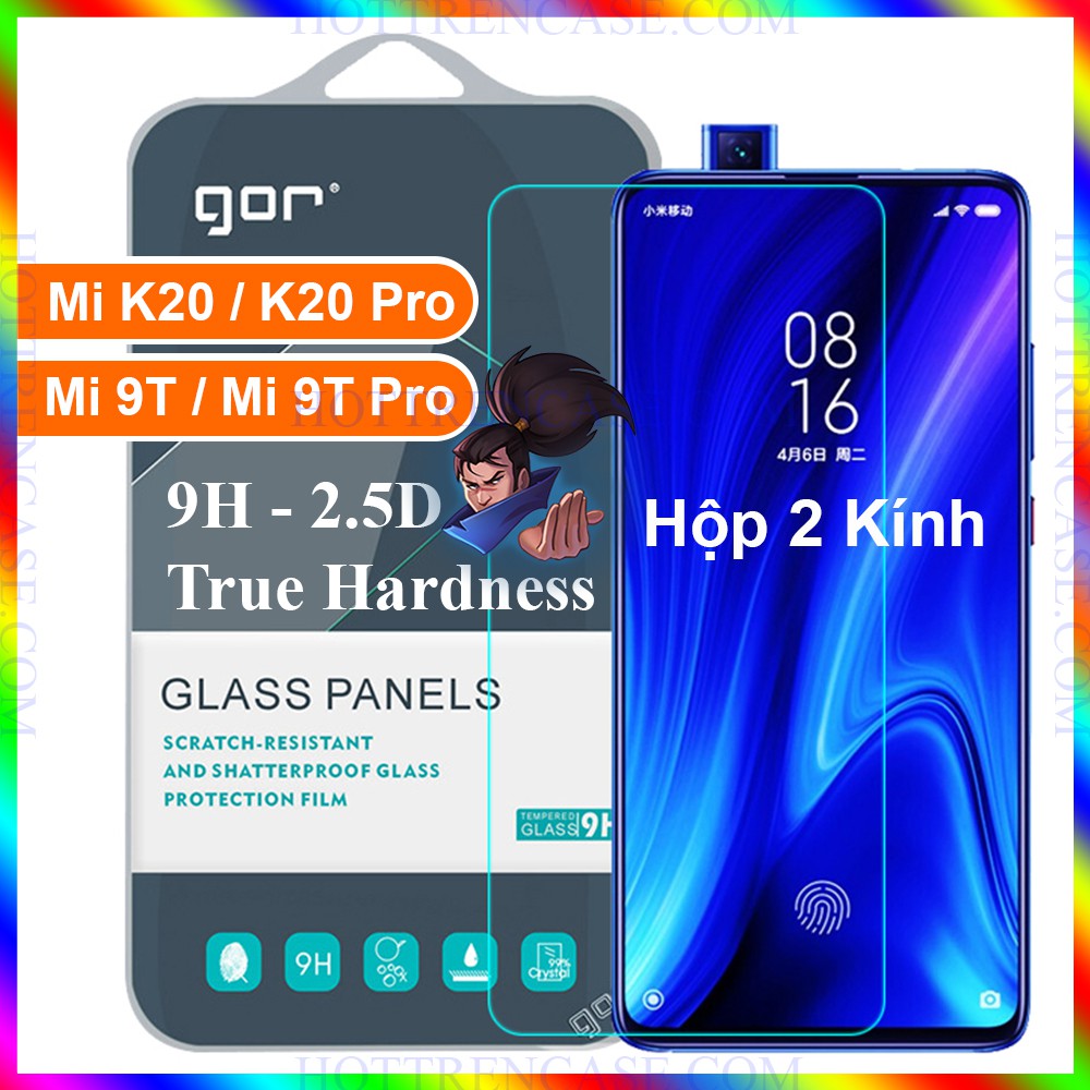 Cường Lực Xiaomi Redmi K20 Pro / K20 / Mi 9T / Mi 9T Pro Gor Trong Suốt Chống Bám Vân Tay