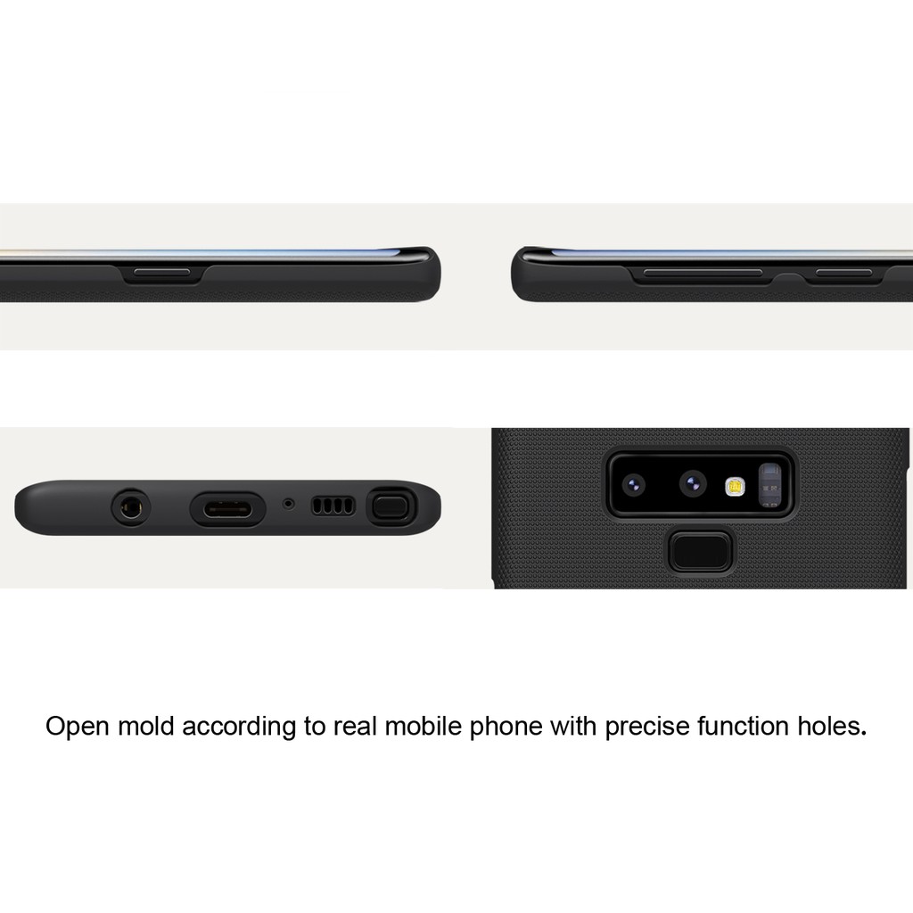 Ốp lưng Nillkin cho Samsung Galaxy Note 9 note9 - chính hãng Nillkin dạng sần hạn chế bám vân tay