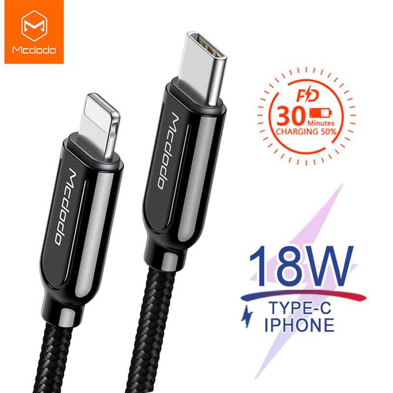 Dây Cáp Sạc Octostr Mcdodo Usb Type C Sang Lightning Pd 1.8m Ca-6871