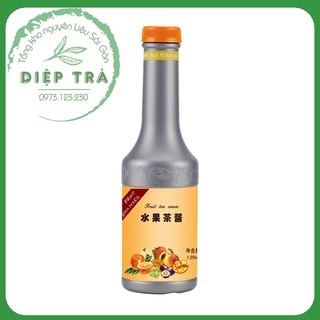 Siro nhiệt đới Binbaoli Chai 1.25kg (Nguyên liệu làm trà trái cây nhiệt đới/Trà hoa quả đặc biệt rất thơm ngon)