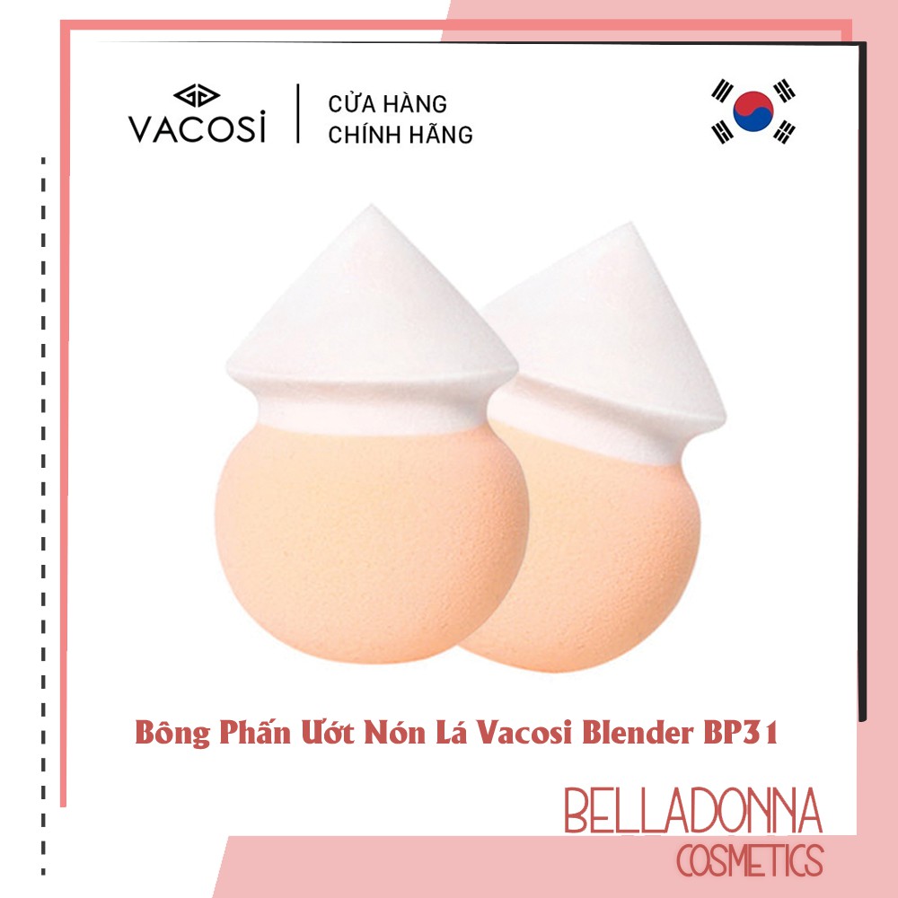 Bông Phấn Ướt Hình Nón Vacosi Blender BP31