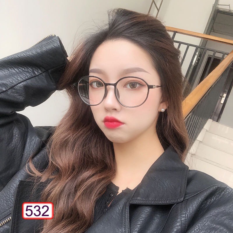 MẮT KÍNH GỌNG CẬN SIÊU CẤP GỌNG TĂM FORM TRÒN 532 SIÊU ĐẸP | BigBuy360 - bigbuy360.vn